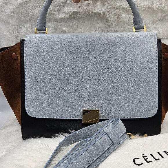 Celine Tri-Color Combi Trapeze Bag - Picture 1 of 17